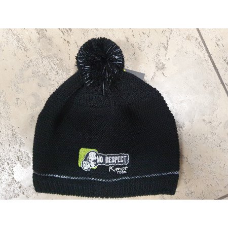 Zimná zateplená čapica s logom NO RESPECT KIMOT TEAM