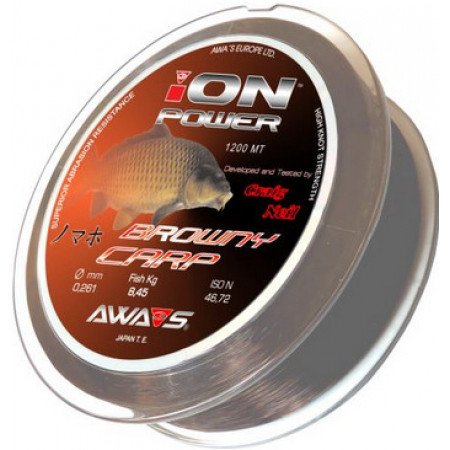 AWA-S silon ION POWER BROWNY CARP 1200m