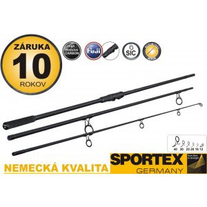 Rybársky prút SPORTEX - COMPETITION Carp - 360cm - 3lb - trojdielny